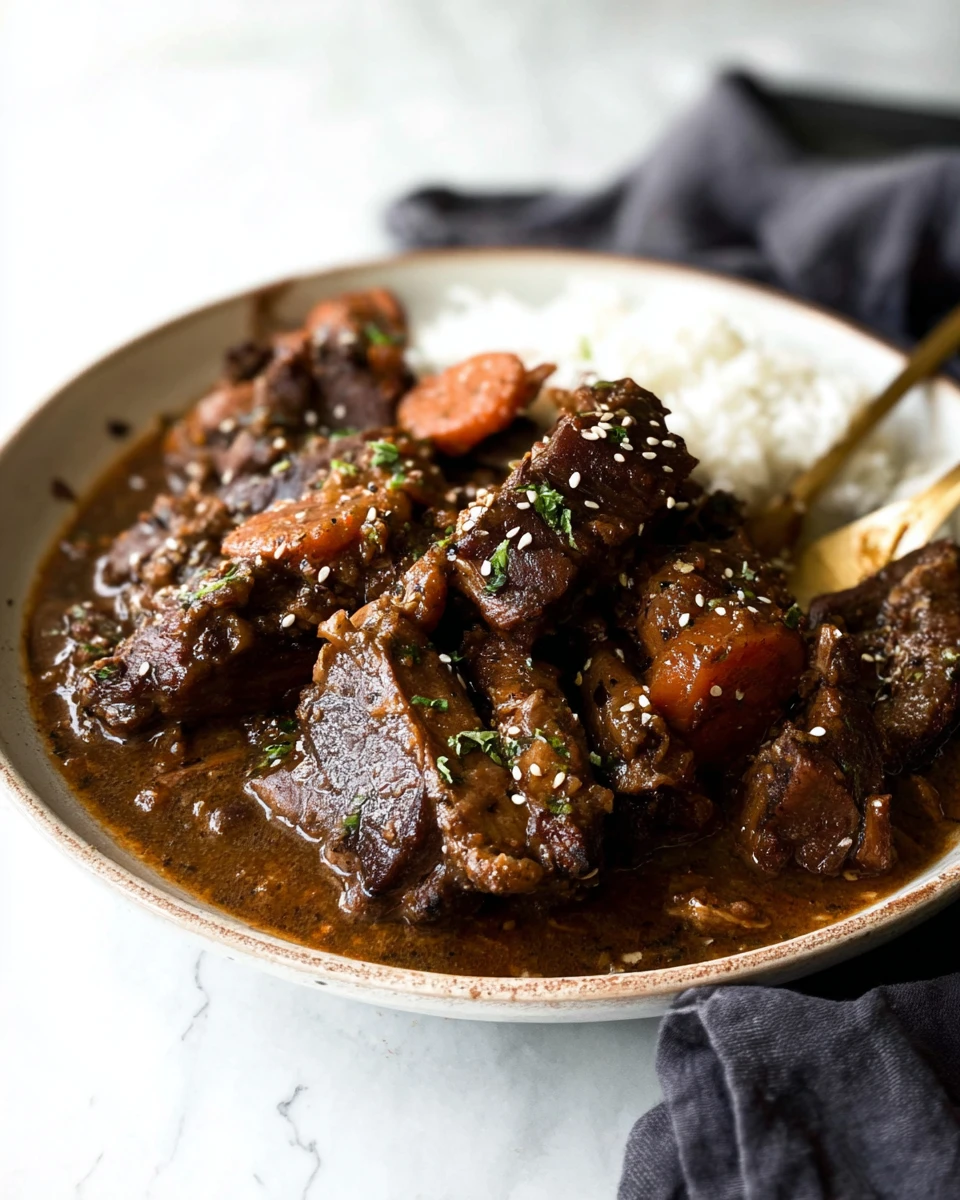 Slow Cooker Korean Short Ribs