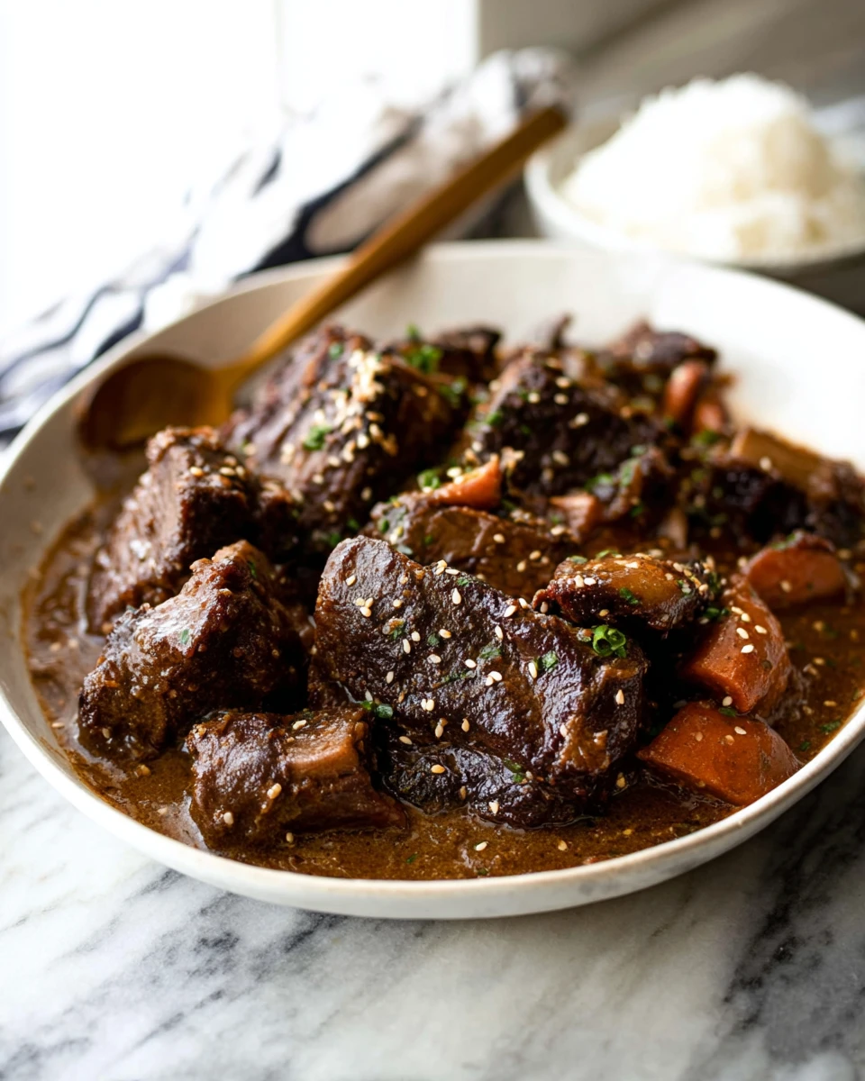 Slow Cooker Korean Short Ribs