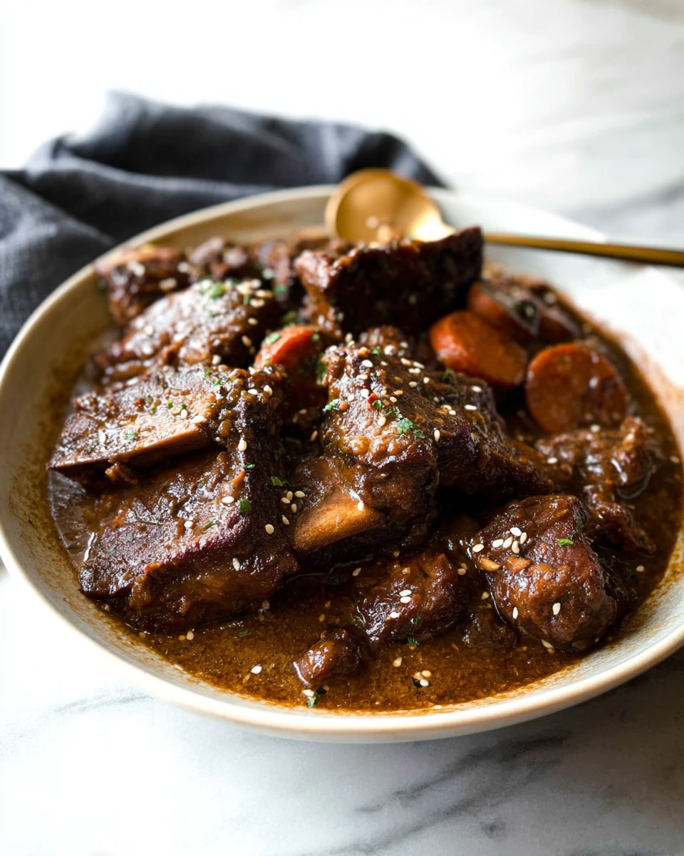 Slow Cooker Korean Short Ribs