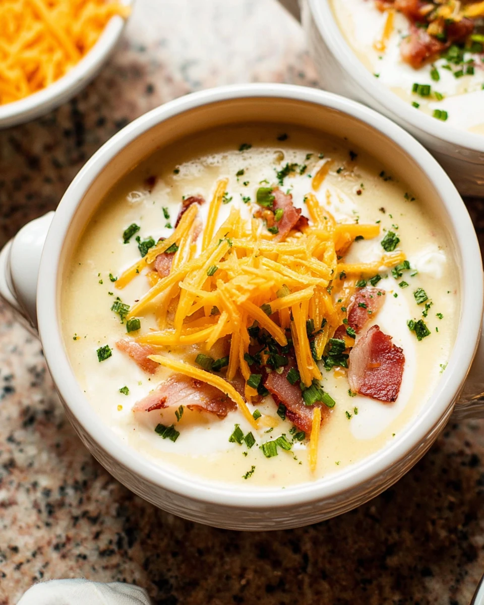 Slow Cooker Loaded Baked Potato Soup