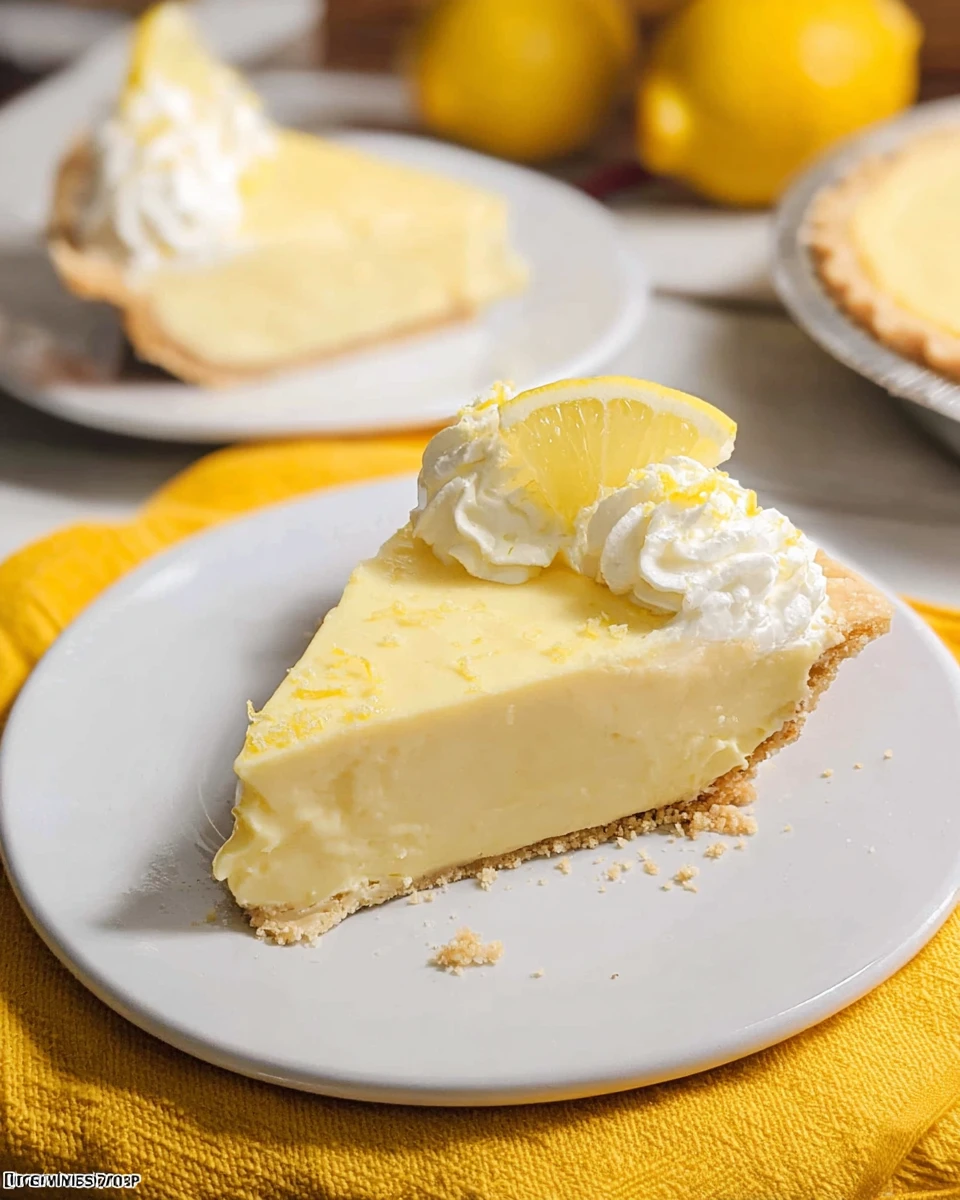 Sour Cream Lemon Pie 6 Sour Cream Lemon Pie