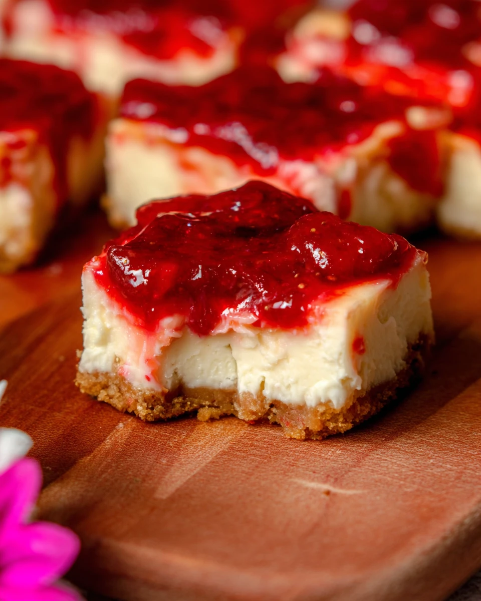 Strawberry Cheesecake Bars