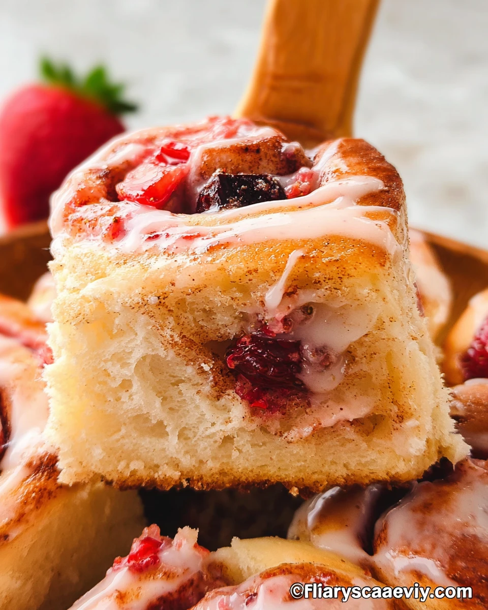 Strawberry Cinnamon Rolls