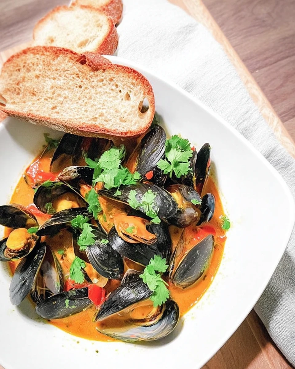 Thai Red Curry Mussels