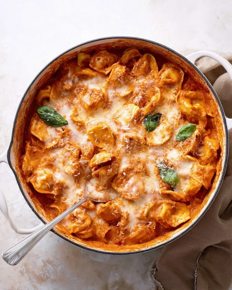 Baked-Cheese-Tortellini-In-Vodka-Sauce-Recipe