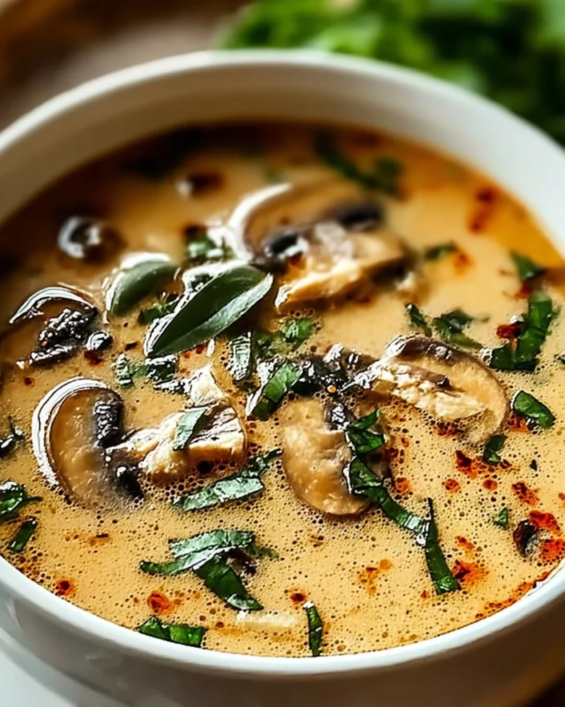 Clean-Chicken-Mushroom-Soup-Recipe