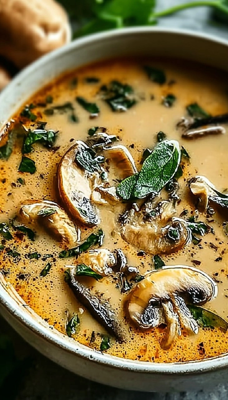 Clean Chicken Mushroom Soup 7 Clean Chicken Mushroom Soup