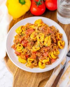 Crockpot-Bacon-Cheeseburger-Tortellini-Recipe