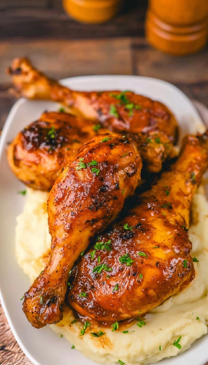 Crockpot Cherry Cola Chicken Drumsticks