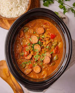 Crockpot-Chicken-Sausage-Gumbo-Recipe