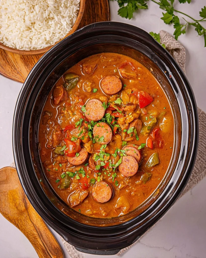 Crockpot-Chicken-Sausage-Gumbo-Recipe