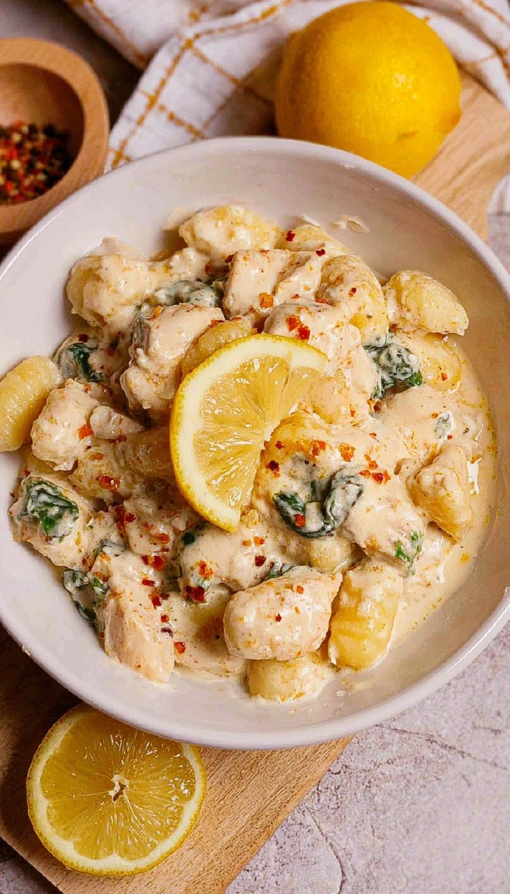 Lemon Chicken Gnocchi