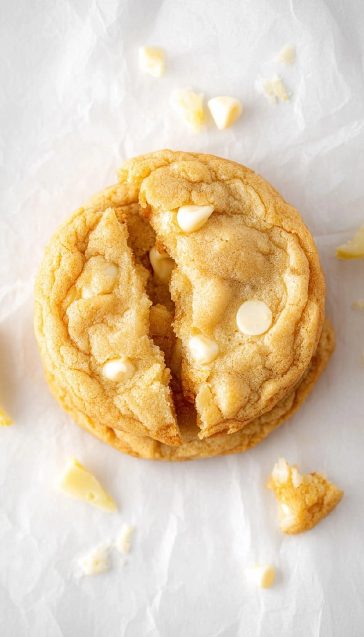 Lemon White Chocolate Chip Cookies