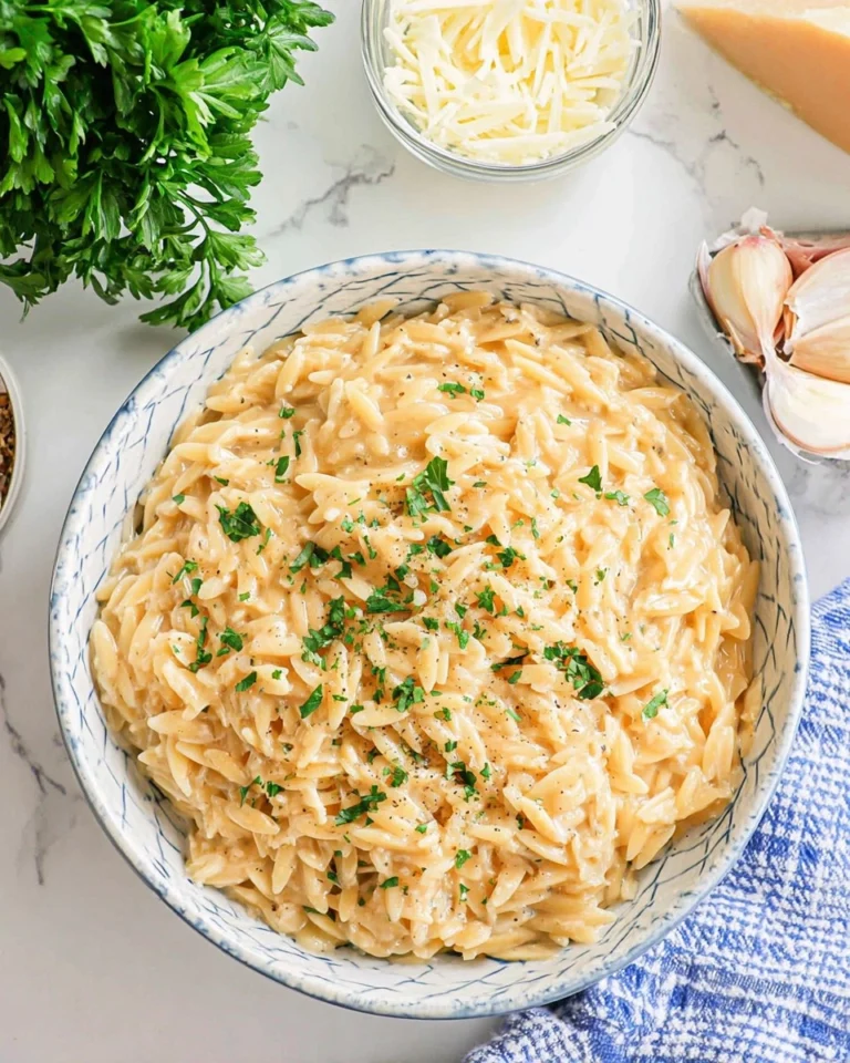 One-Pot-Garlic-Parmesan-Orzo-Recipe