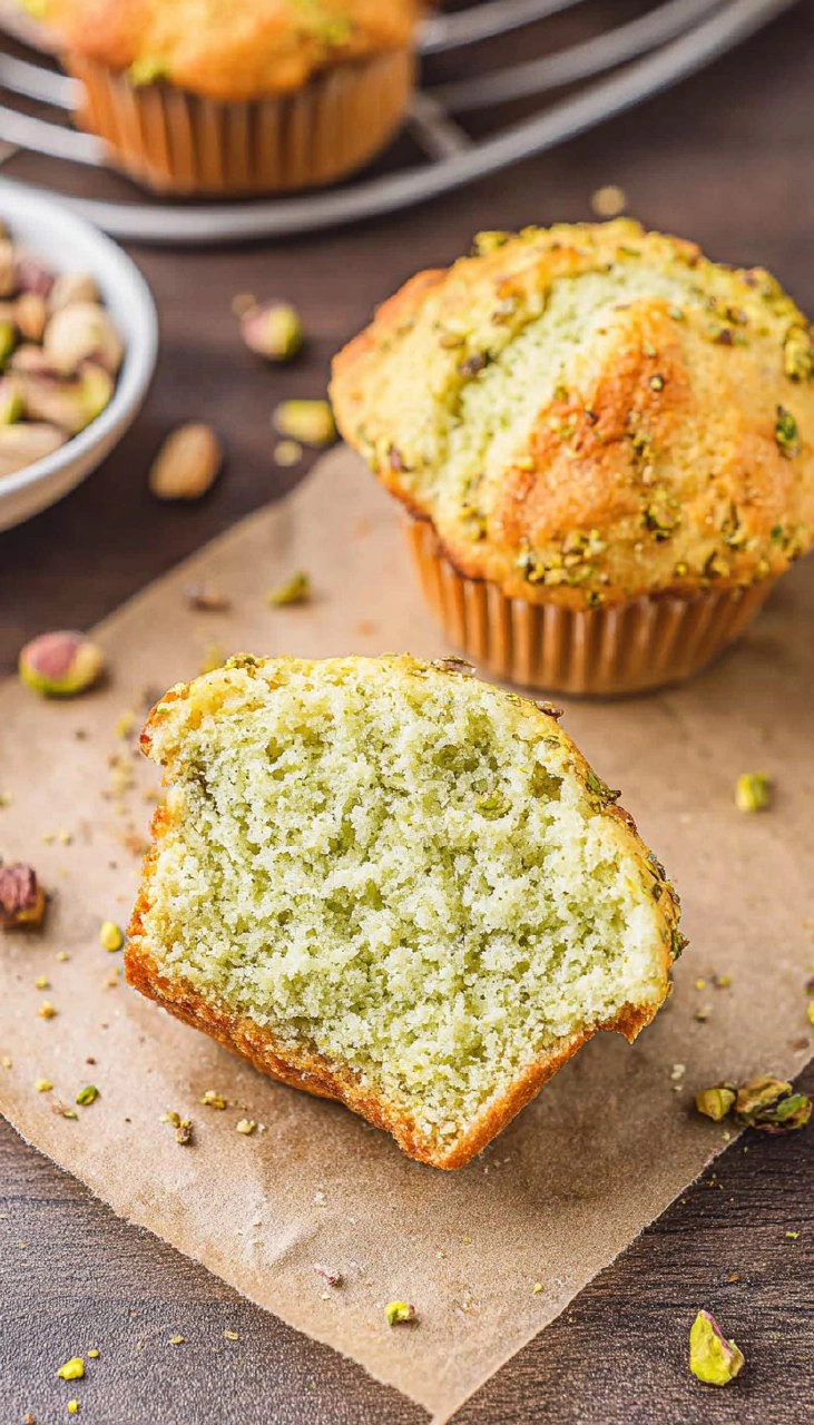 Pistachio Muffins 7 Pistachio Muffins