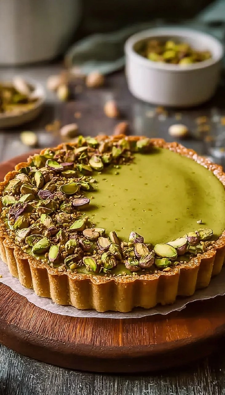 Pistachio Tart With Pistachio Paste 7 Pistachio Tart With Pistachio Paste