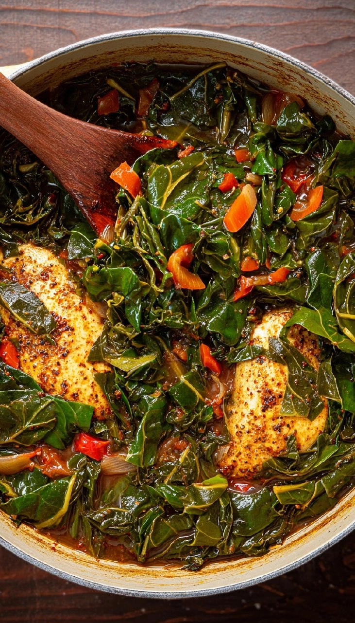Slow-Simmered Smoky Southern Collard Greens