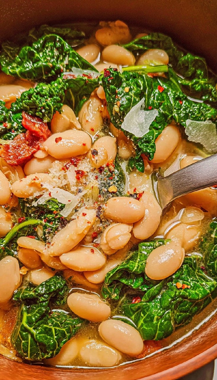 Tuscan-Style Beans And Greens