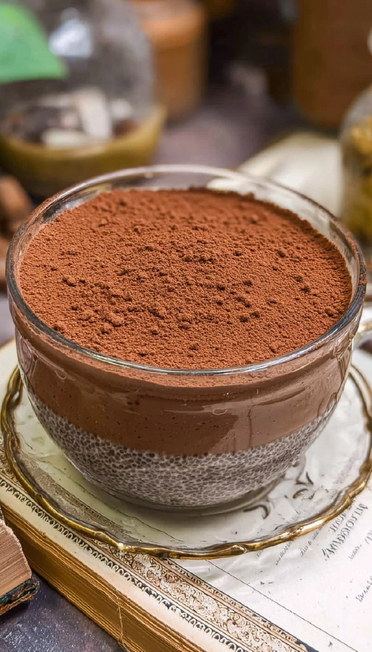 Vegan Tiramisu Chia Pudding