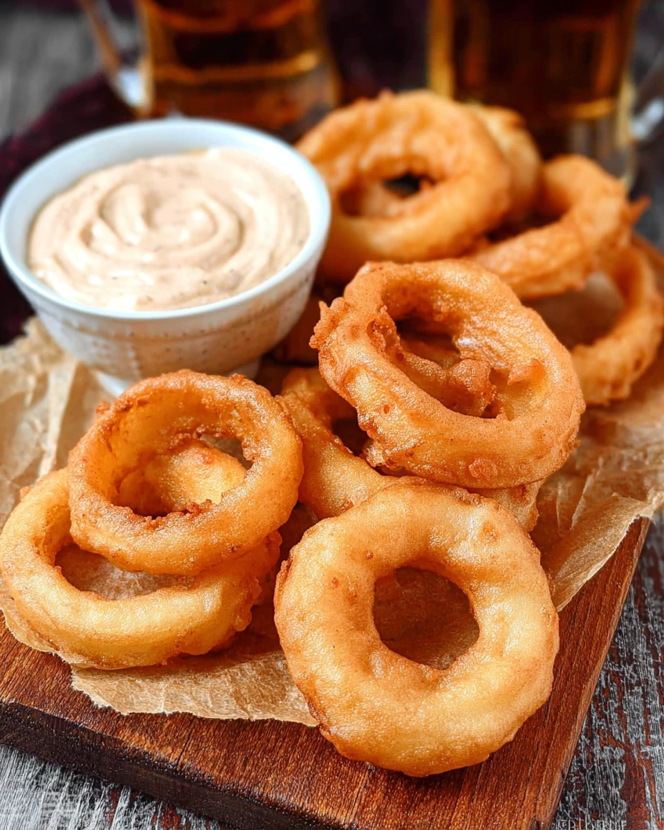 Beer Batter Onion Rings
