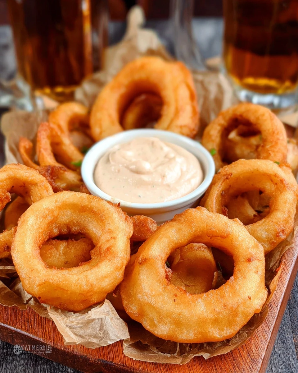 Beer Batter Onion Rings