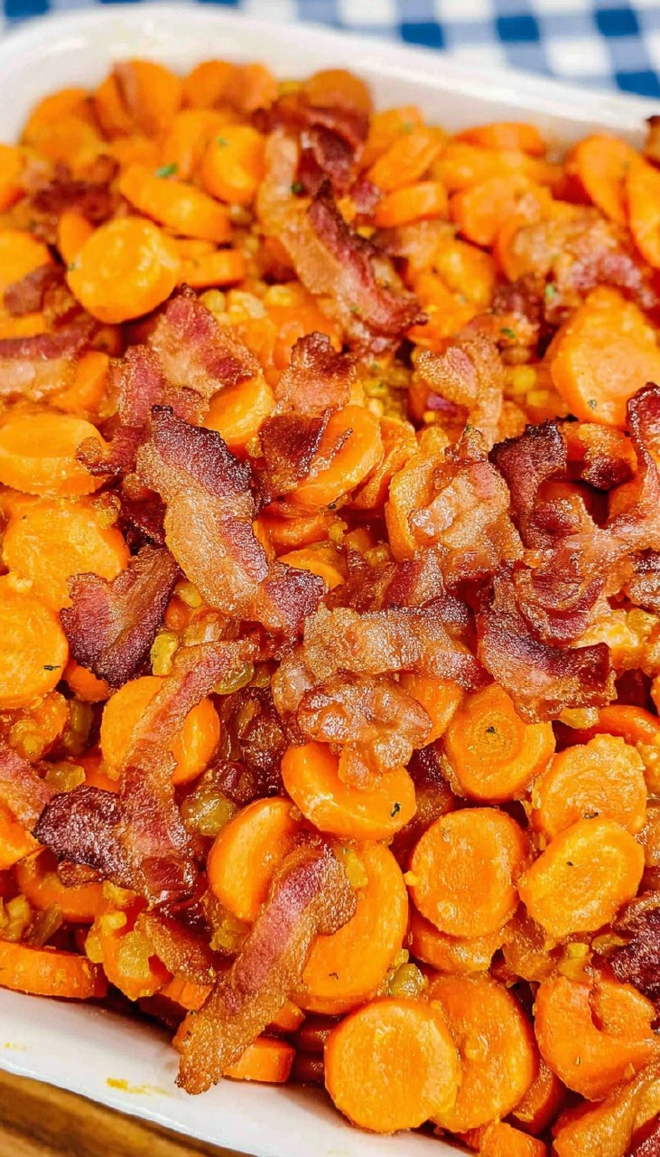 Bacon Smothered Carrots