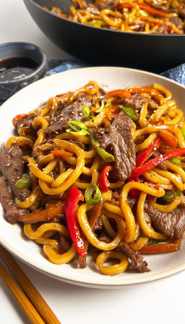 Beef Udon Stir-Fry 7 Beef Udon Stir-Fry