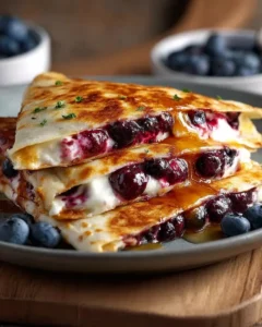 Blueberry-Breakfast-Quesadilla-Recipe