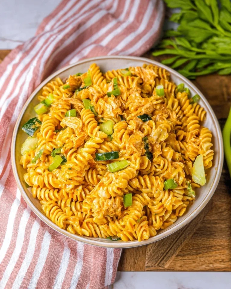 Buffalo-Chicken-Pasta-Salad-Recipe