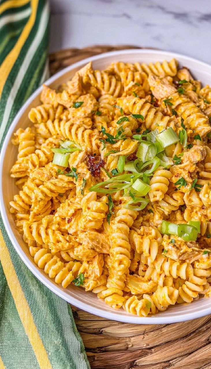 Buffalo Chicken Pasta Salad