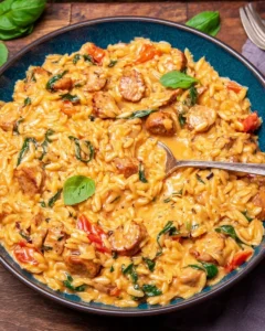 Cajun-Chicken-Sausage-Orzo-Recipe