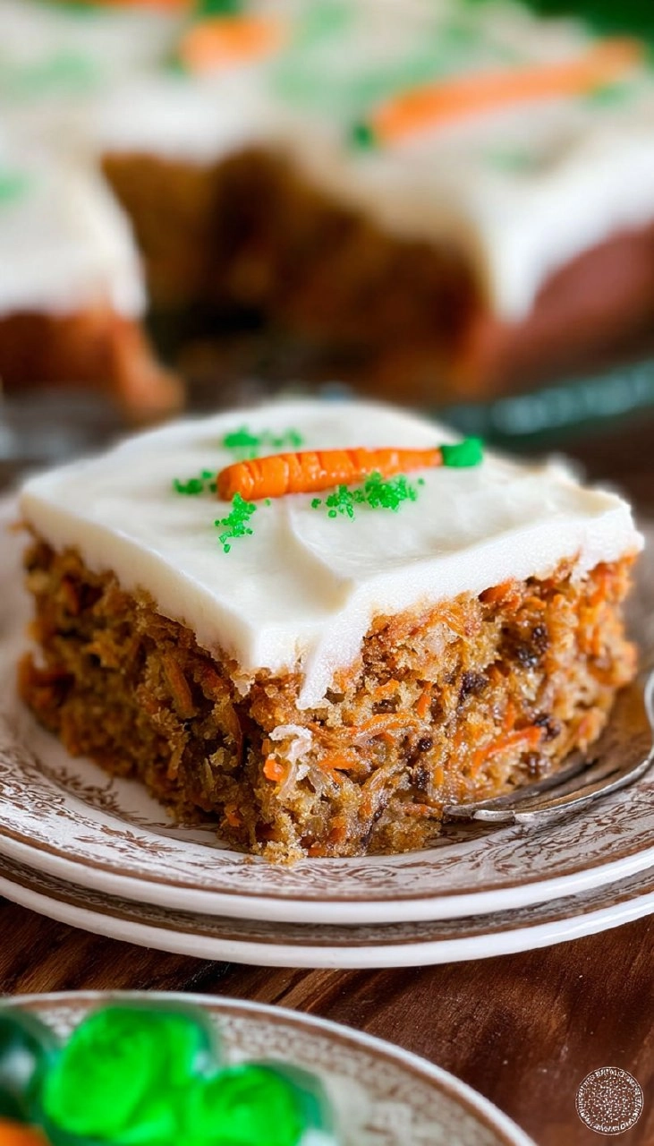Carrot Cake Bars With Cream Cheese Frosting