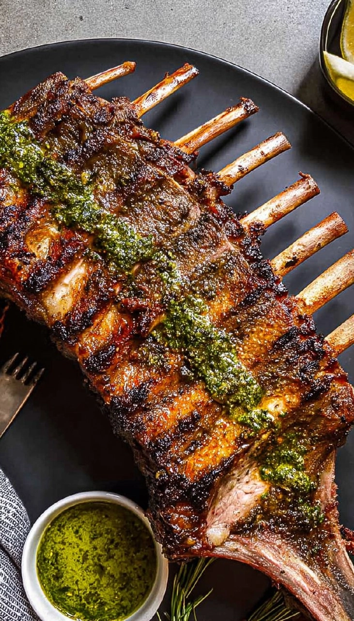 Chermoula Grilled Rack Of Lamb