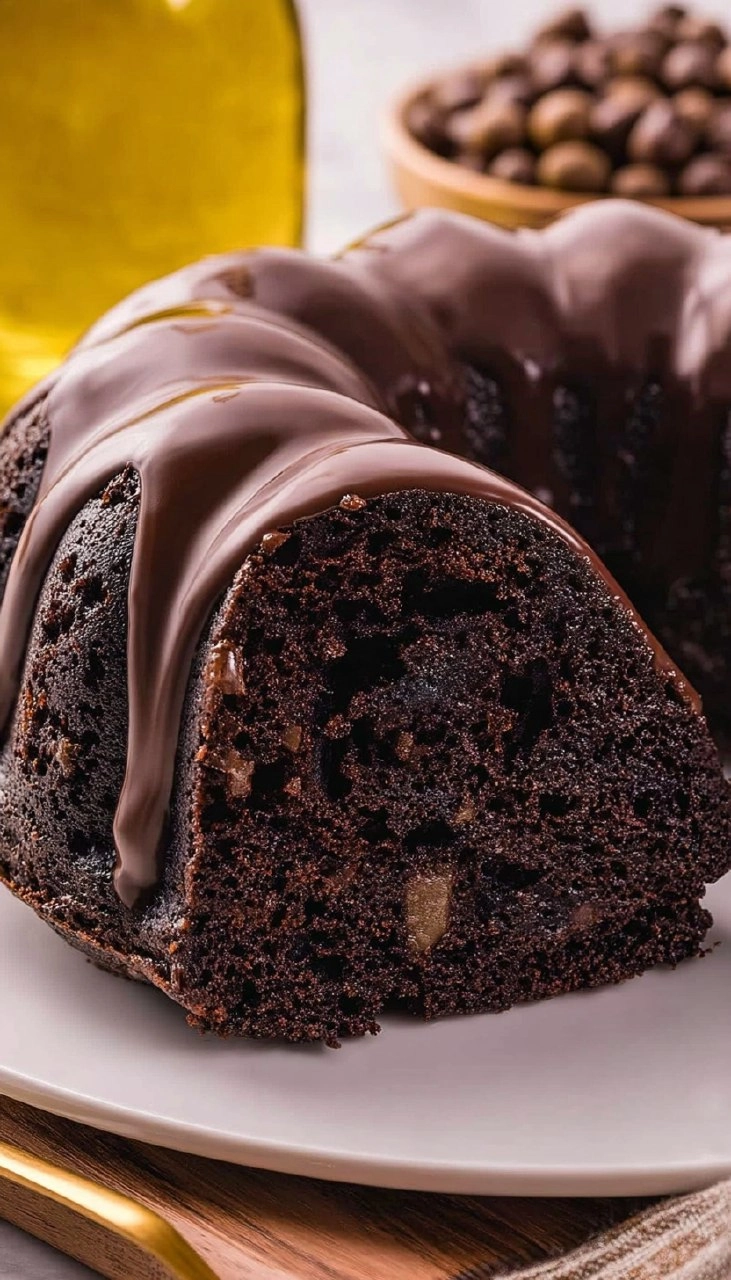 Chocolate Olive Oil Bundt Cake 7 Chocolate Olive Oil Bundt Cake