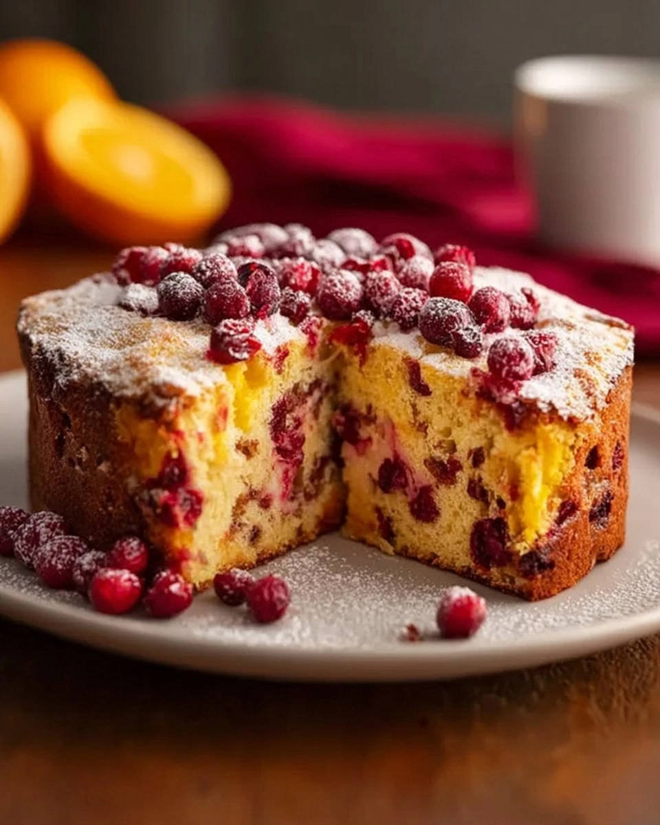 Cranberry Orange Breakfast Cake