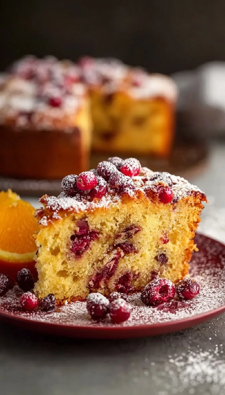 Cranberry Orange Breakfast Cake