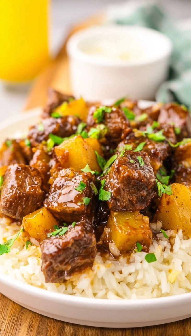 Crockpot Teriyaki Steak Bites