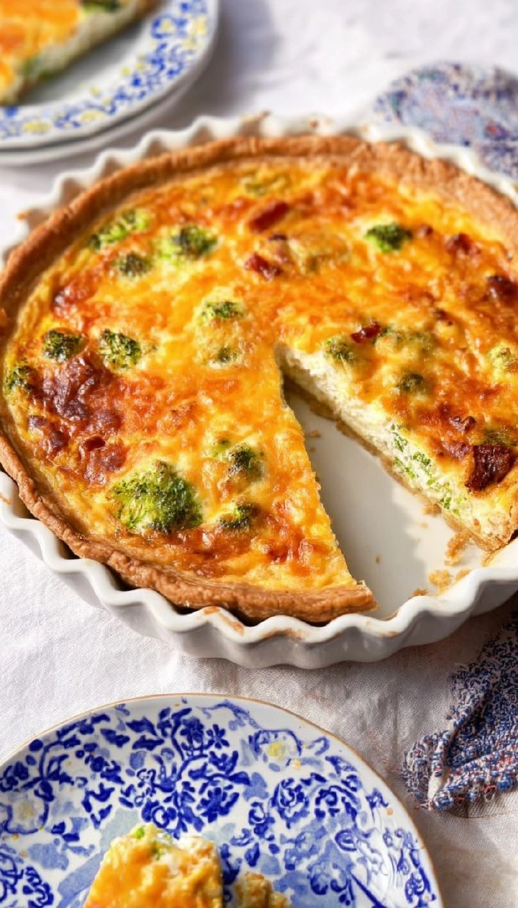 Crustless Cottage Cheese Quiche