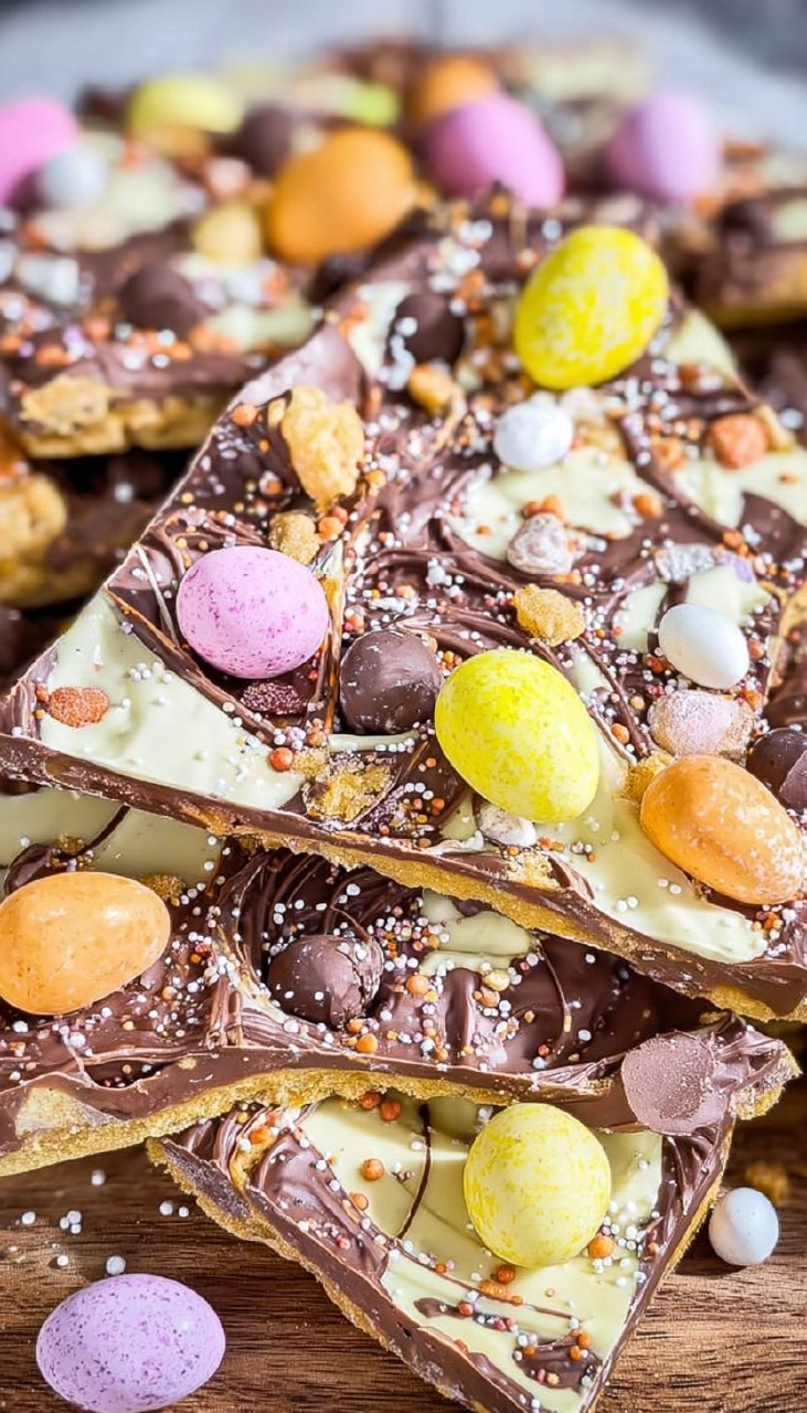 Easter Bark With Mini Eggs