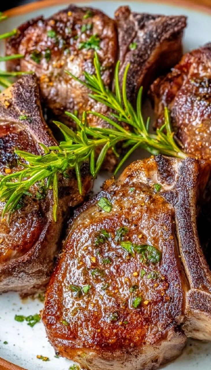 Garlic Butter Lamb Chops