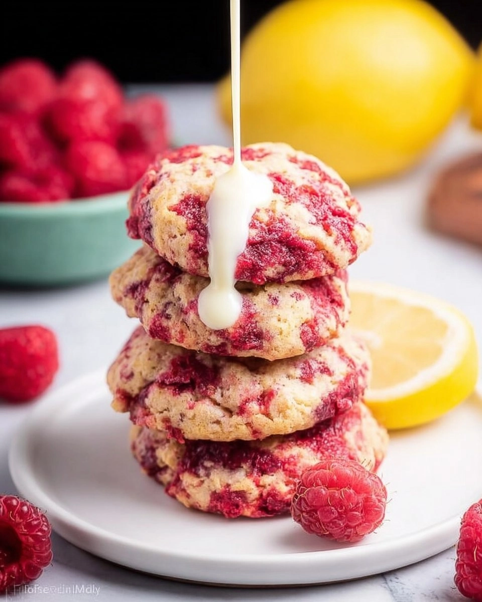 Lemon Raspberry Cookies