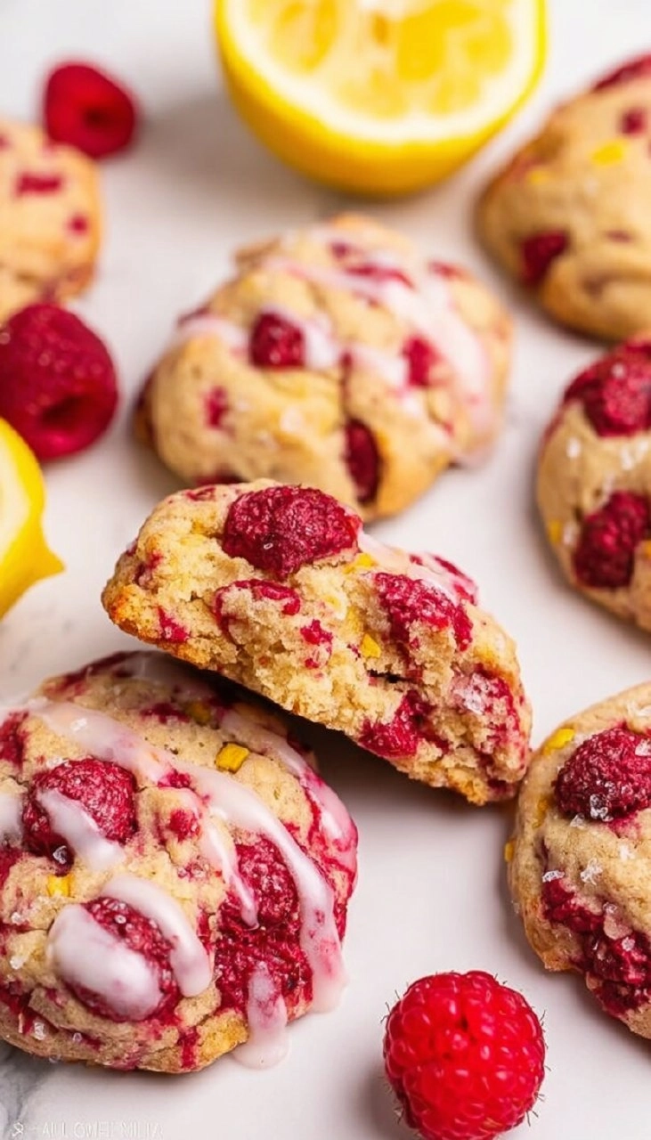 Lemon Raspberry Cookies