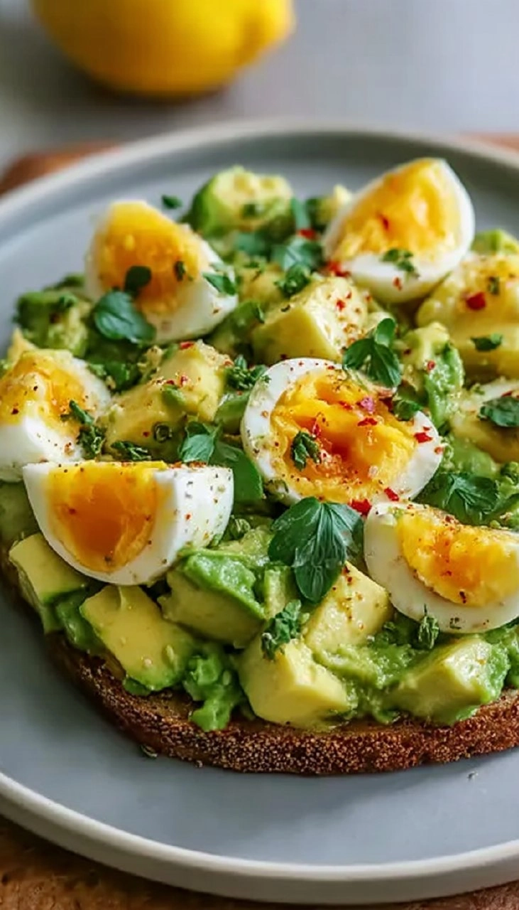 Mediterranean Avocado Egg Salad