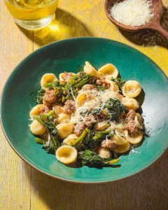 Orecchiette-with-Sausage-and-Broccoli-Rabe-Recipe