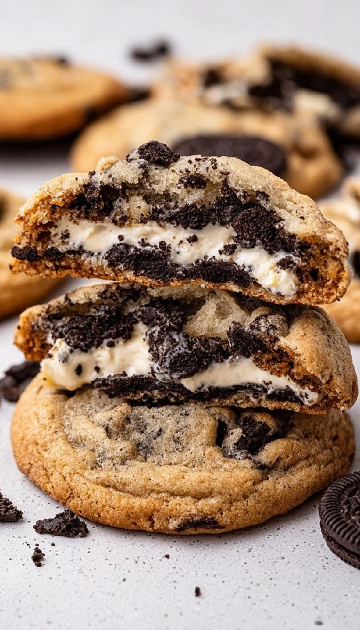 Oreo Cheesecake Cookies