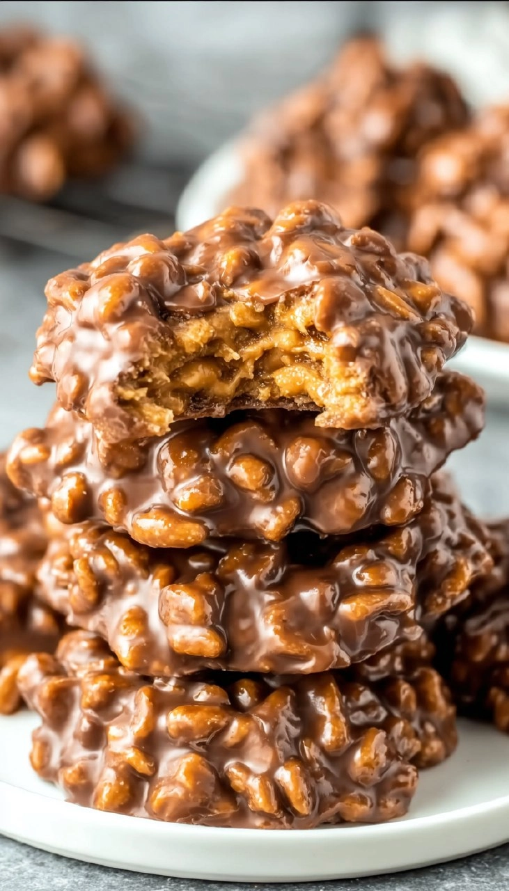 Peanut Butter No Bake Cookies