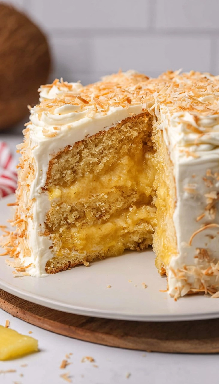 Pineapple Coconut Cake