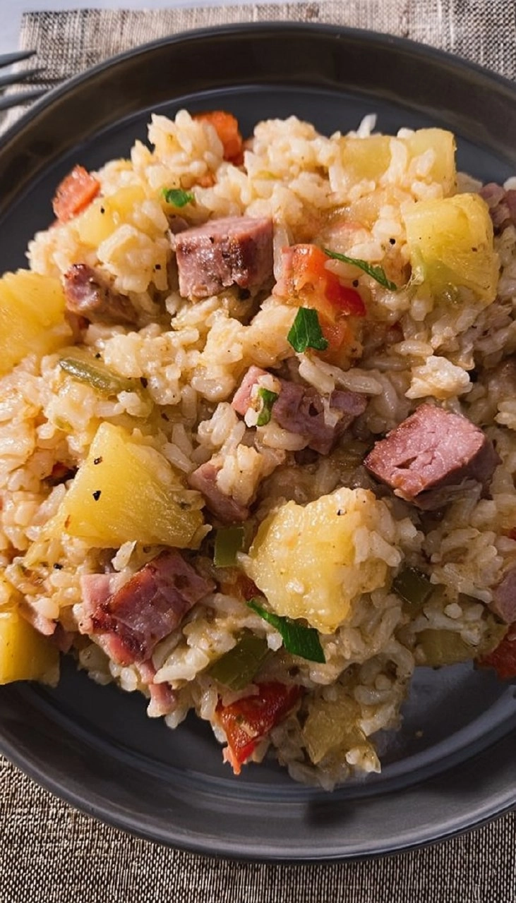 Pineapple Ham Casserole