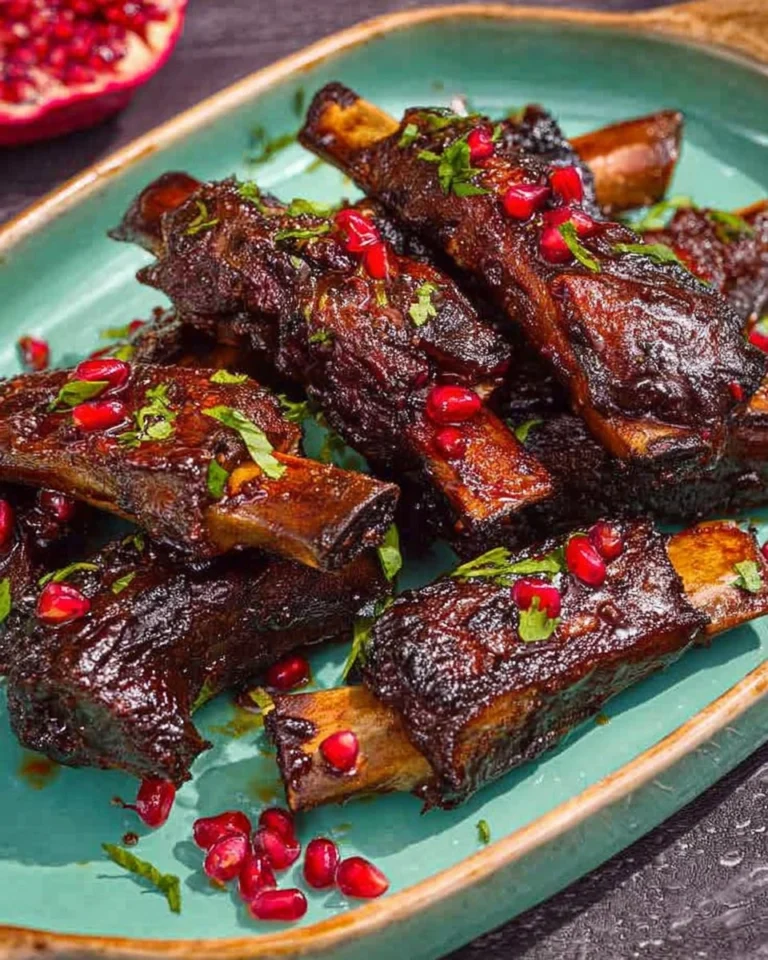Pomegranate-Glazed-Lamb-Ribs-Recipe
