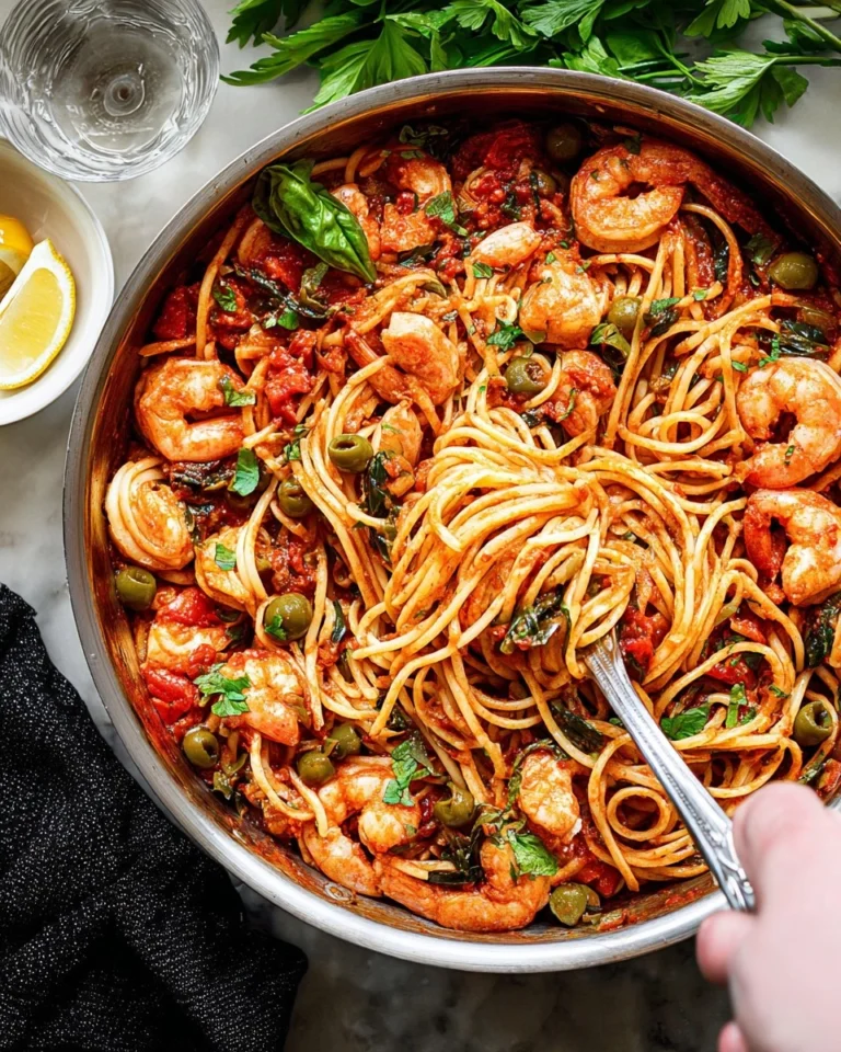 Puttanesca-Inspired-Shrimp-Veggie-Pasta-Recipe